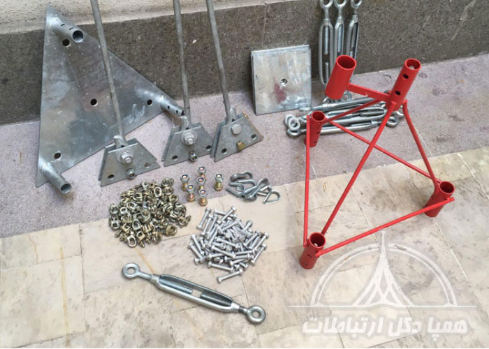 پیچ و مهره دکل مهاری